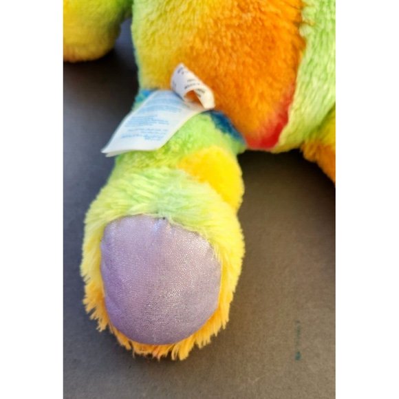 Build A Bear Rainbow Tie Dye Neon Teddy - Picture 7 of 12